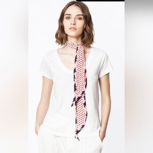 Zadig and Voltaire XS skinny scarf